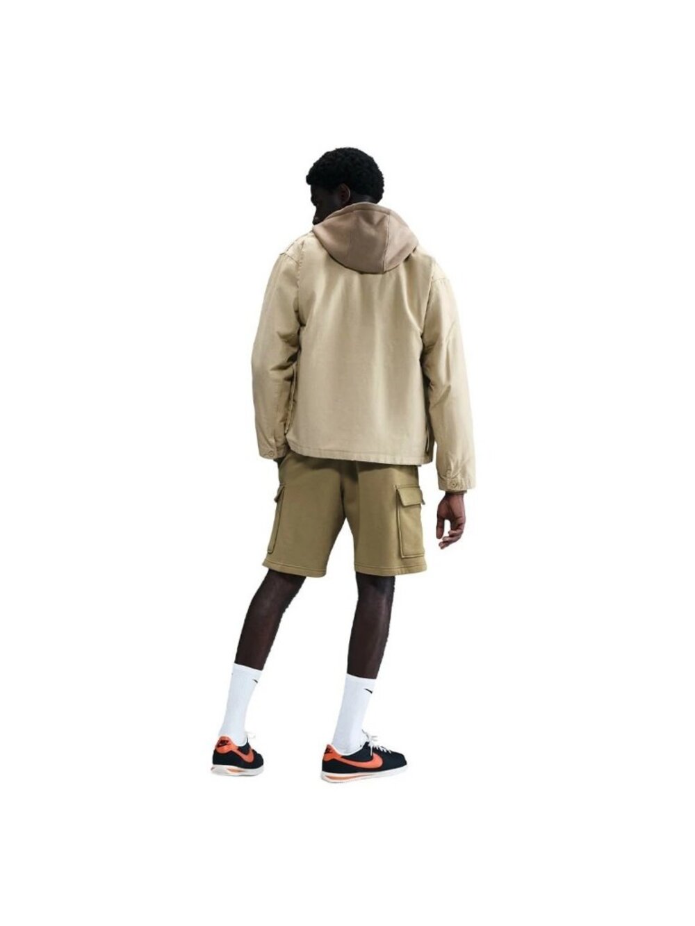 Nike Men's Sportswear Club Fleece Cargo Shorts Tan Size XL NEW WITH TAGS! - Picture 3 of 4